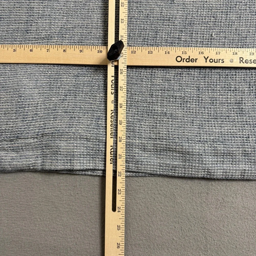 Pottery Barn Blue Waffle‎ Weave Pillow Shams Set 2 Standard